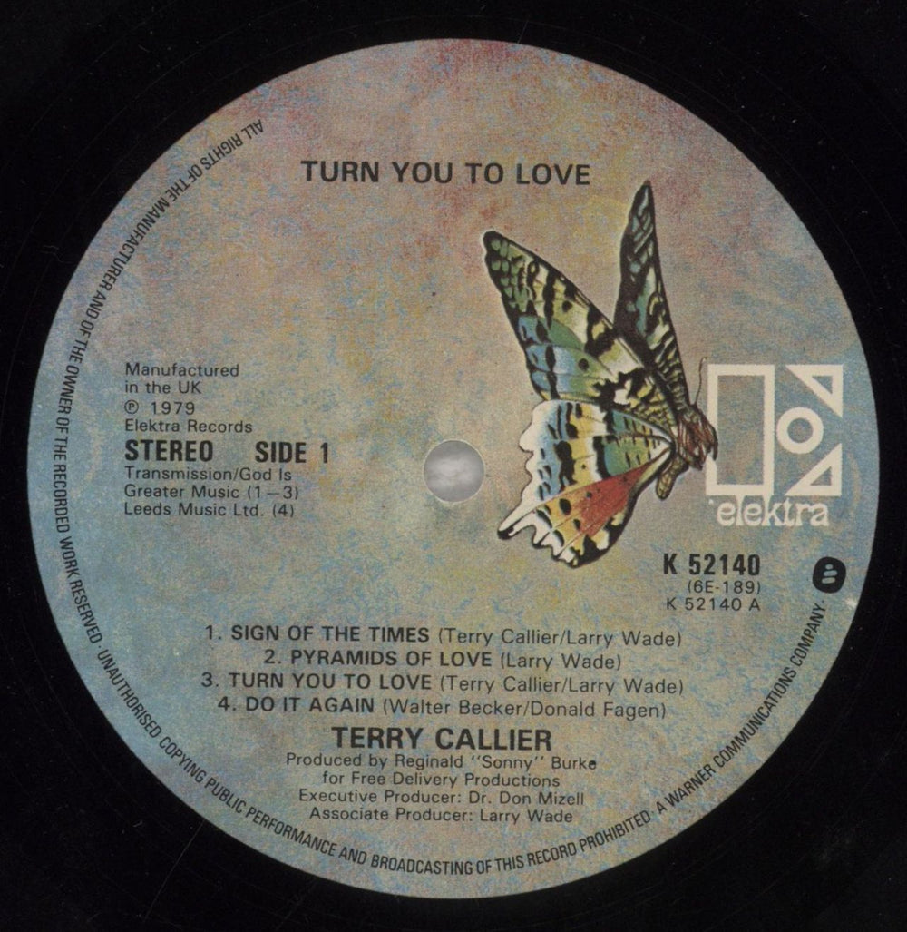 Terry Callier Turn You To Love US vinyl LP album (LP record) T7CLPTU853975