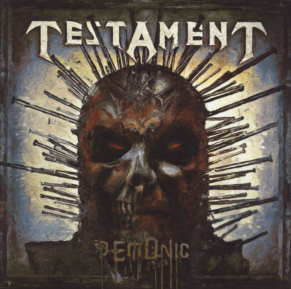 Testament Demonic - White Vinyl US vinyl LP album (LP record) NB4223