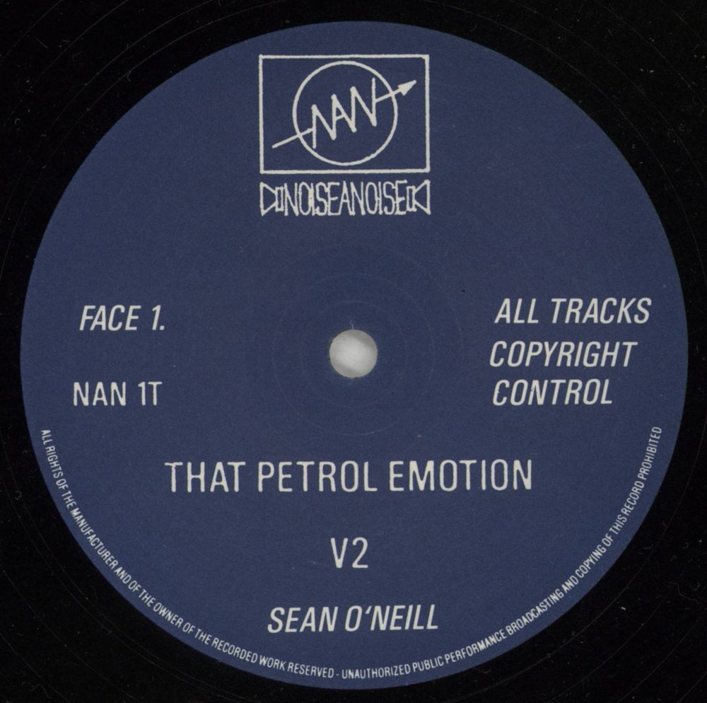 That Petrol Emotion V2 UK 12" vinyl single (12 inch record / Maxi-single) TPE12V316282