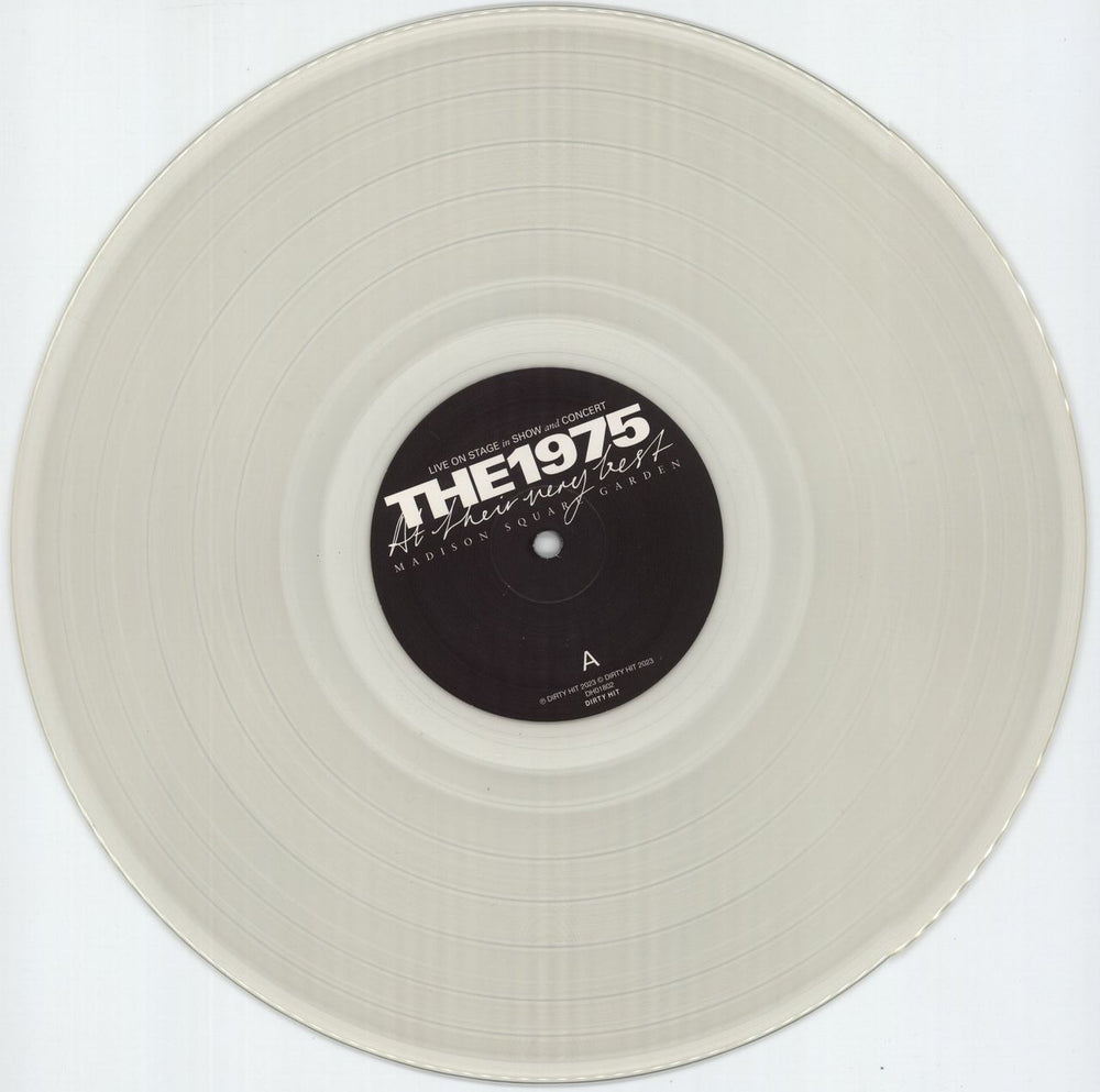 The 1975 At Their Very Best Live From Madison Square Garden - Clear Vinyl UK 2-LP vinyl record set (Double LP Album) W7H2LAT871211