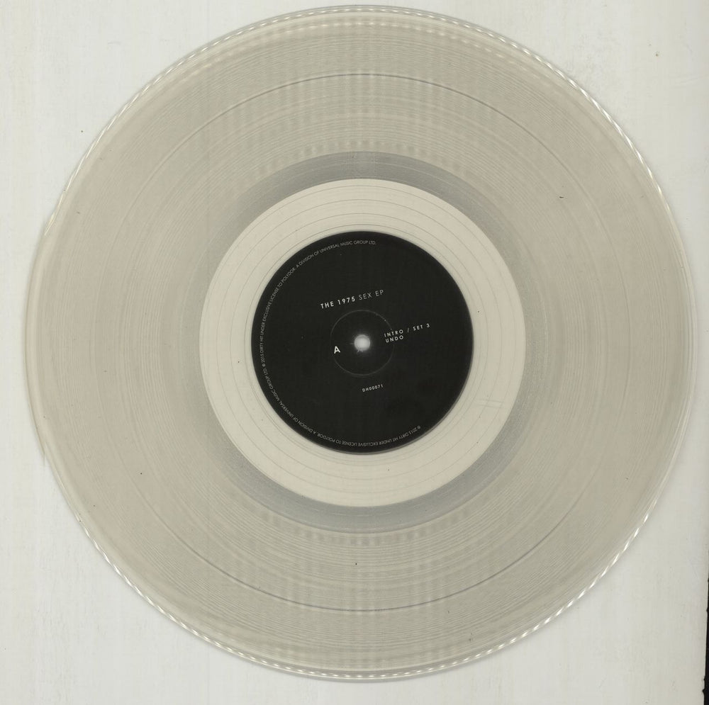 The 1975 Sex EP - RSD15 - Clear Vinyl UK 12" vinyl single (12 inch record / Maxi-single) W7H12SE675584