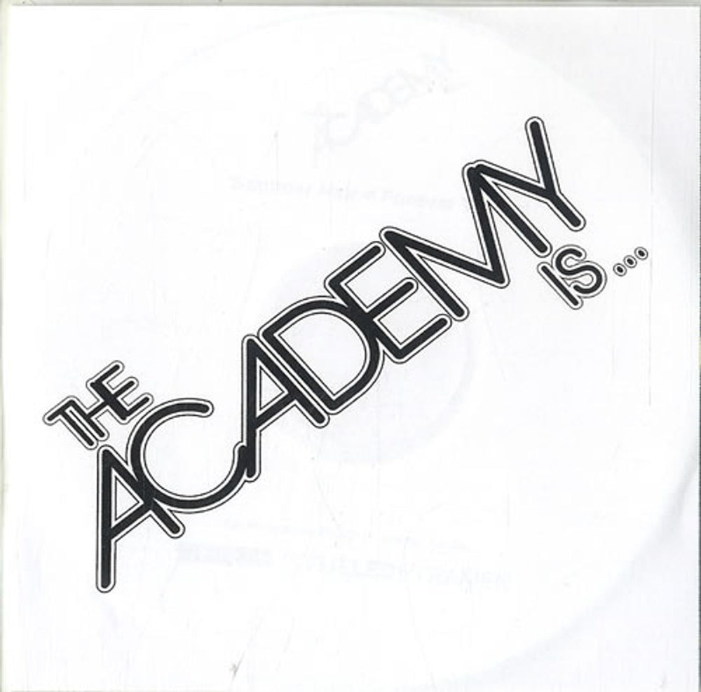 The Academy Is... Summer Hair = Forever Young UK Promo CD-R acetate CD-R