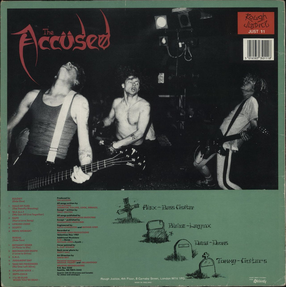 The Accused More Fun Than An Open Casket Funeral UK vinyl LP album (LP record) 5016583301118