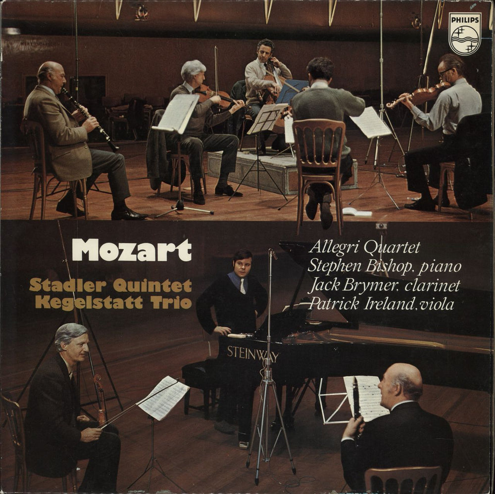 The Allegri String Quartet Mozart: Stadler Quintet / Kegelstatt Trio UK vinyl LP album (LP record) 6500073