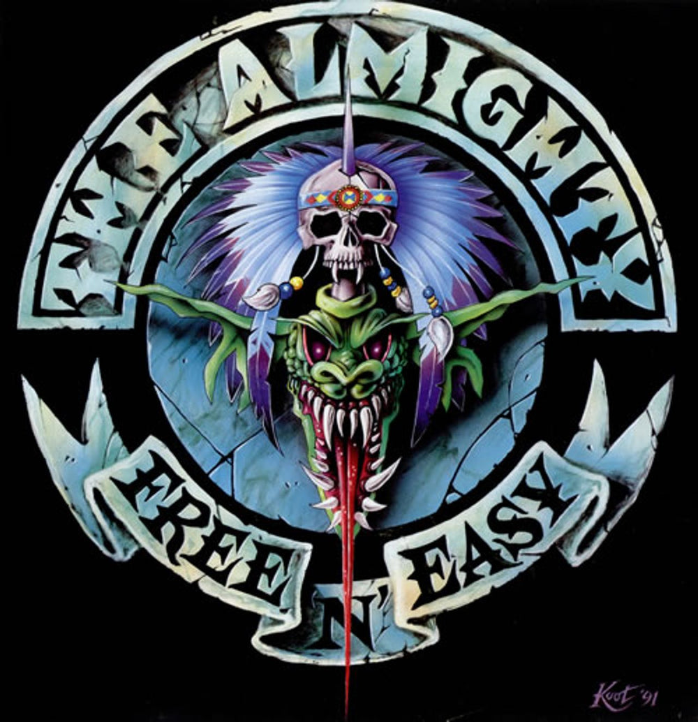 The Almighty Free 'N' Easy UK 12" vinyl single (12 inch record / Maxi-single) PZ127