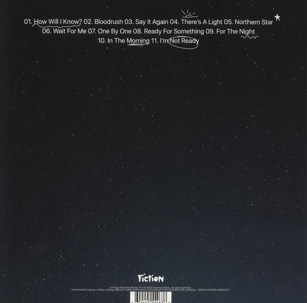 The Amazons How Will I Know If Heaven Will Find Me? - Blue Vinyl + Booklet - Autographed UK vinyl LP album (LP record) 602445554638