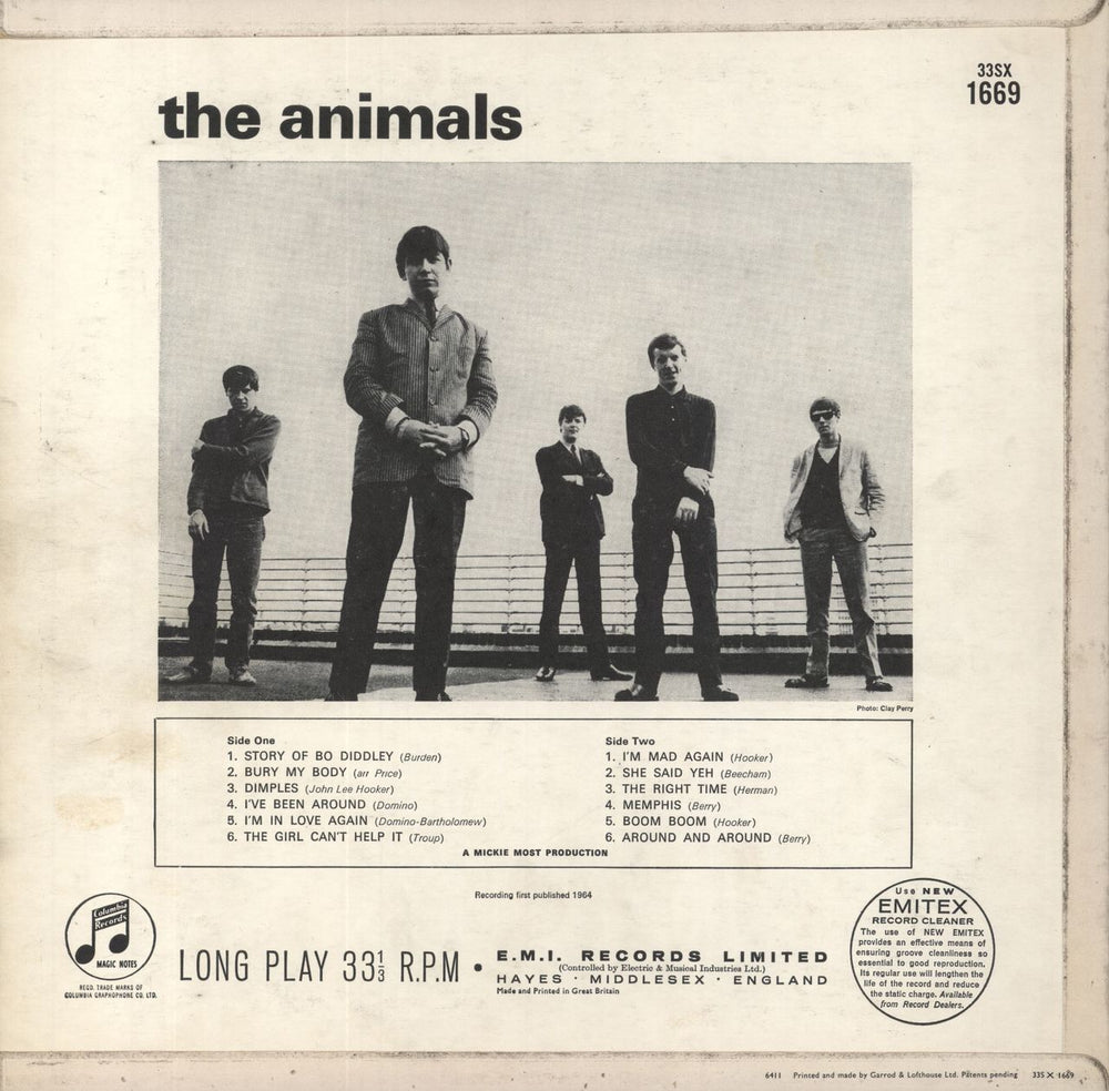 The Animals The Animals - 1st UK vinyl LP album (LP record)