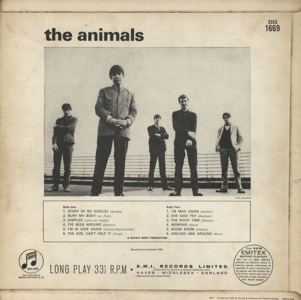 The Animals The Animals - 1st - VG UK vinyl LP album (LP record)