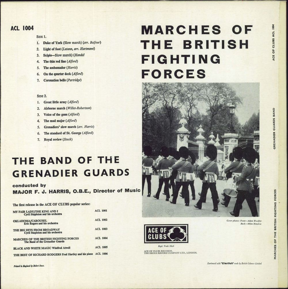 The Band Of The Grenadier Guards Marches Of The British Fighting Forces - 2nd UK vinyl LP album (LP record)