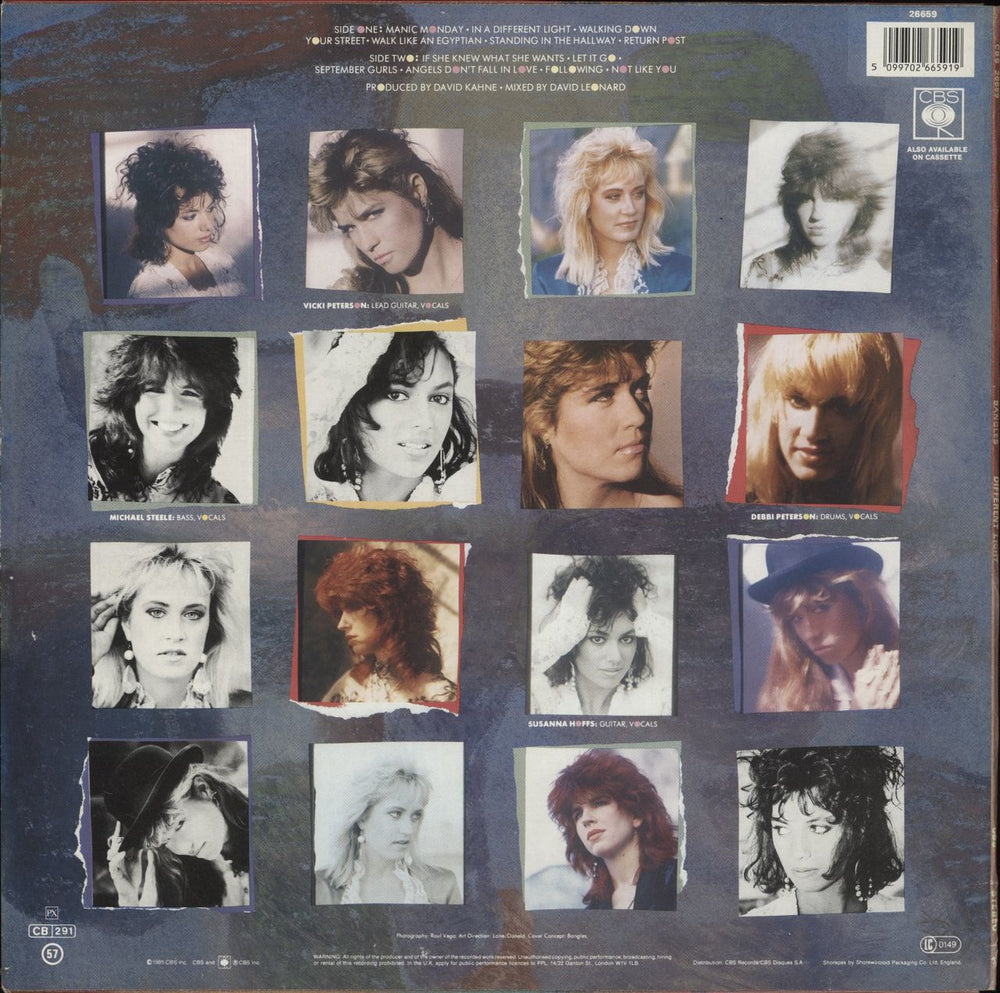 The Bangles Different Light UK vinyl LP album (LP record) 5099702665919