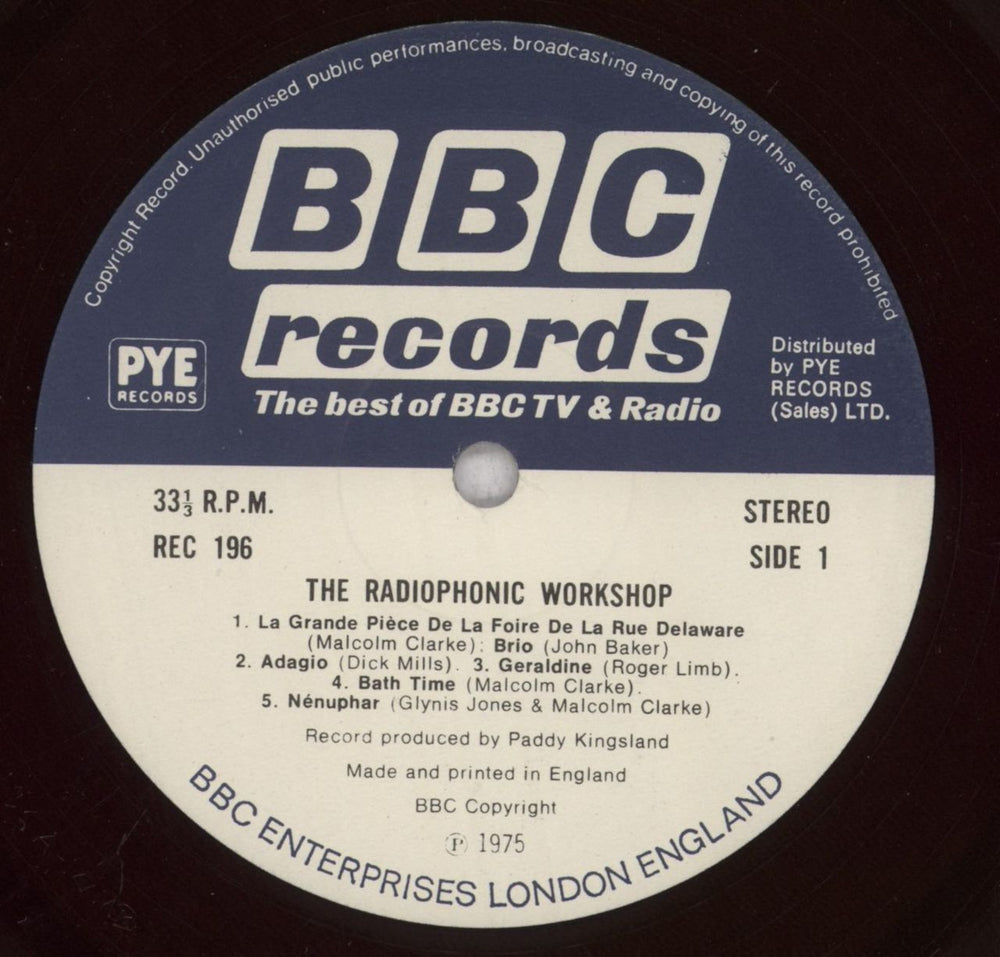 The BBC Radiophonic Workshop The Radiophonic Workshop UK vinyl LP album (LP record) RW0LPTH454199