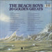 The Beach Boys 20 Golden Greats - Barcoded UK vinyl LP album (LP record) 5099918223217