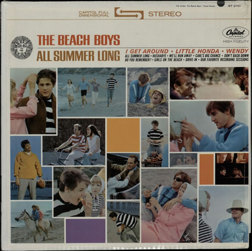 The Beach Boys All Summer Long - EX US vinyl LP album (LP record) ST2110