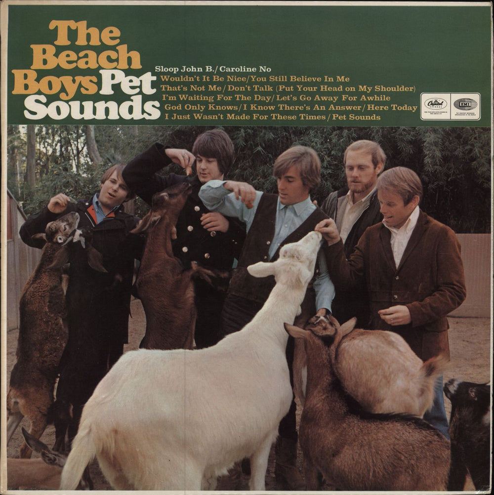 The Beach Boys Pet Sounds - 3rd UK vinyl LP album (LP record) ST2458