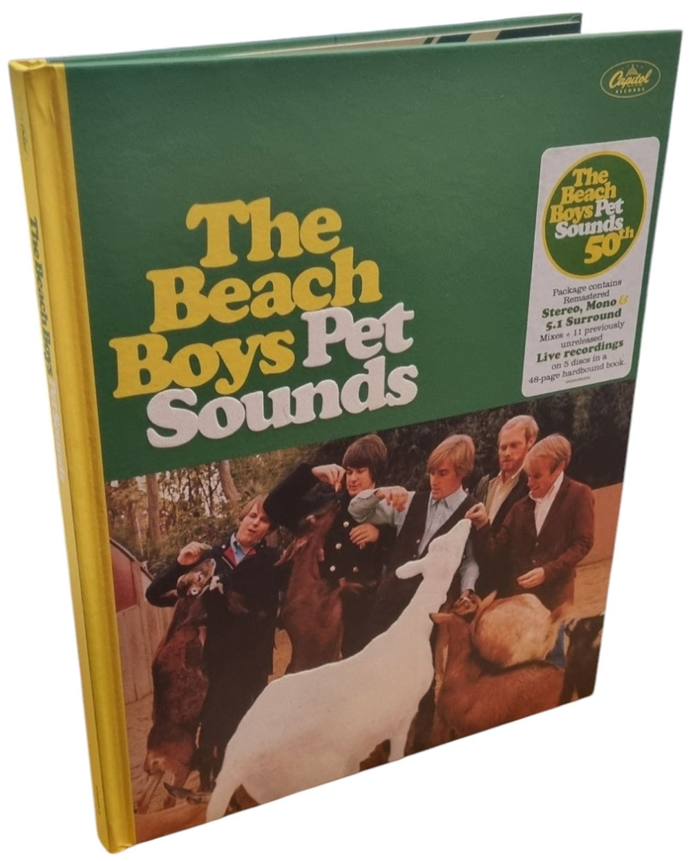 The Beach Boys Pet Sounds - 50th Anniversary Edition + Blu-Ray UK 4-CD album set BBO4CPE689882