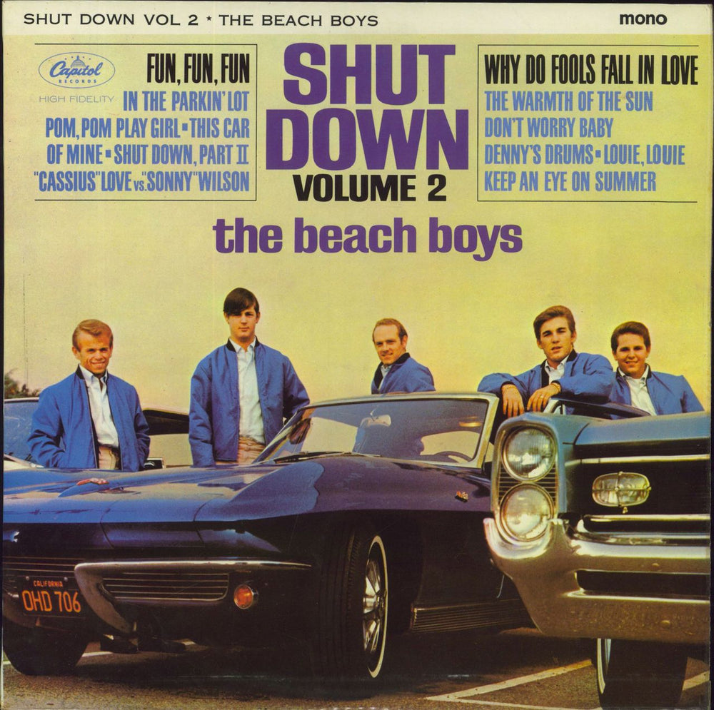 The Beach Boys Shut Down Volume 2 UK vinyl LP album (LP record) T2027