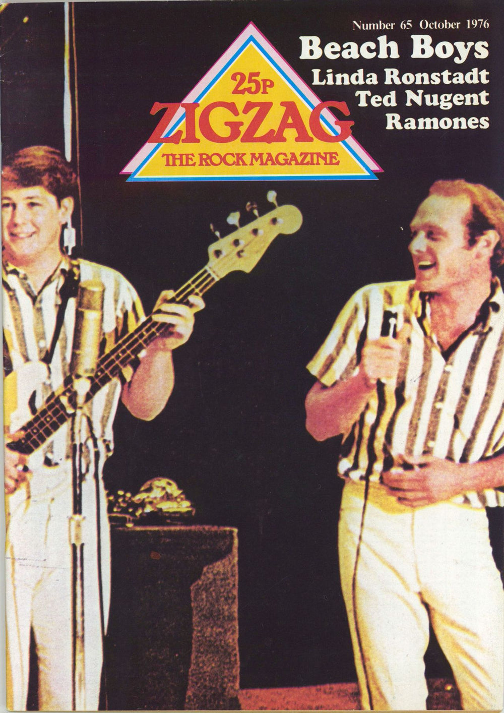 The Beach Boys Zig Zag #65 UK magazine OCTOBER 1976