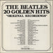 The Beatles 20 Golden Hits - Stickered French vinyl LP album (LP record)