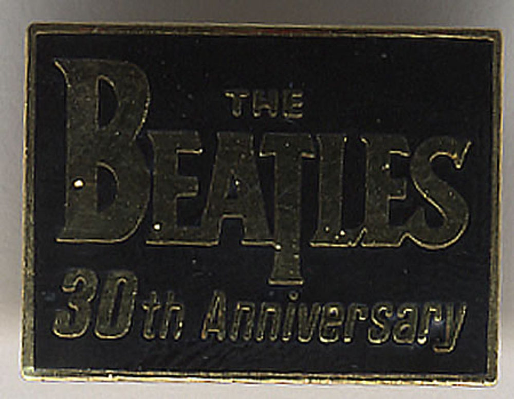 The Beatles 30th Anniversary - Lapel Badge UK Promo badge LAPEL BADGE