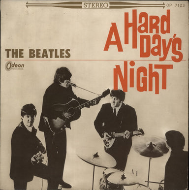 The Beatles A Hard Day's Night - 1st - Red Japanese vinyl LP album (LP record) OP-7123