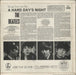 The Beatles A Hard Day's Night - 4th - VG UK vinyl LP album (LP record)