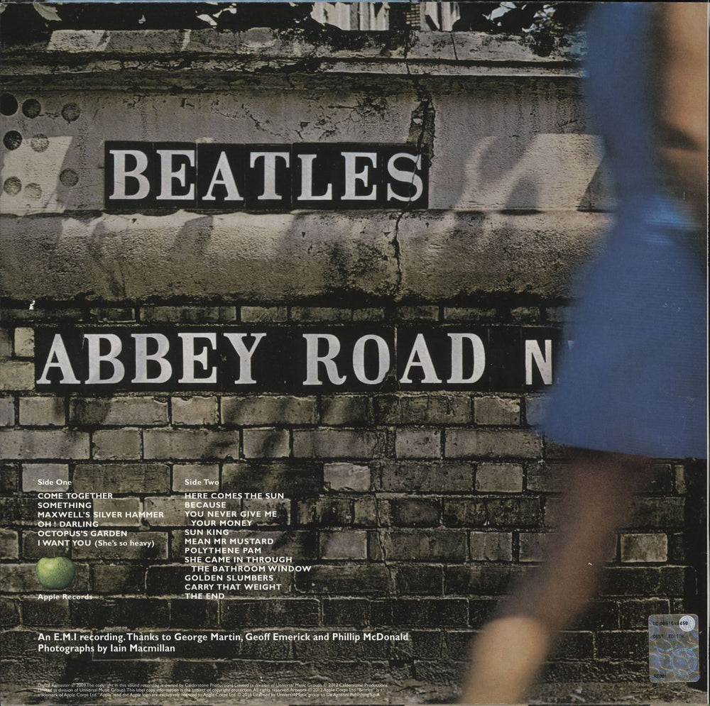 The Beatles Abbey Road - 2016 - DeAgostini UK vinyl LP album (LP record) 0094638246817