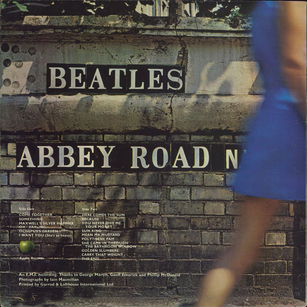 The Beatles Abbey Road - 3rd - EX UK vinyl LP album (LP record)