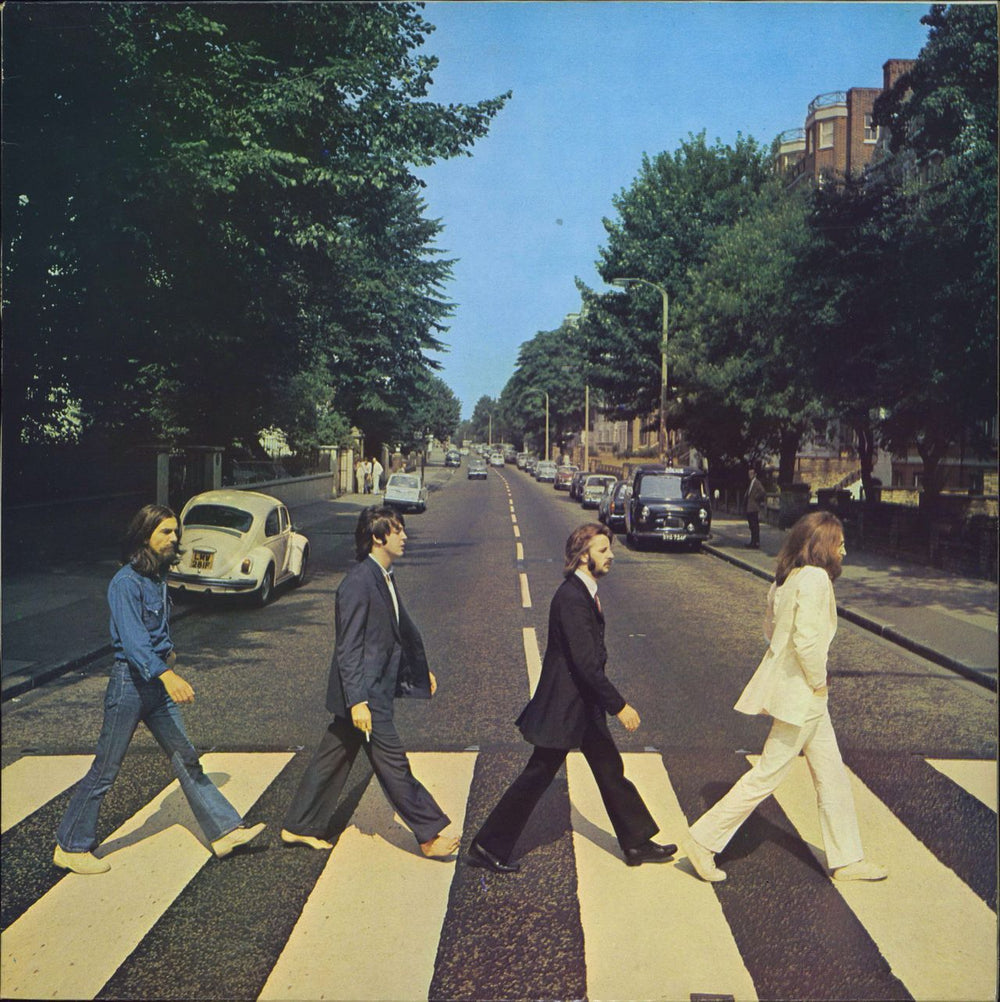 The Beatles Abbey Road - EX - barcoded UK vinyl LP album (LP record) PCS7088