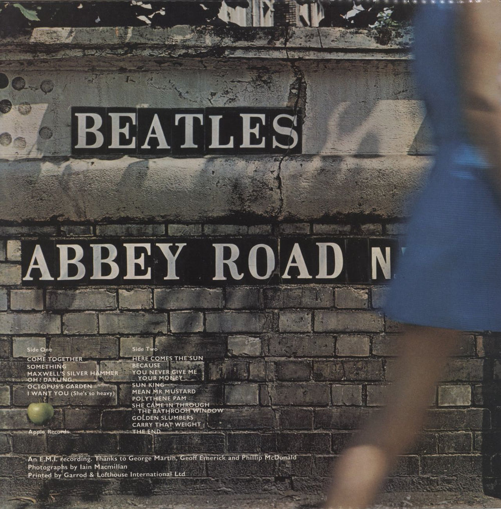 The Beatles Abbey Road - Lam UK vinyl LP album (LP record)