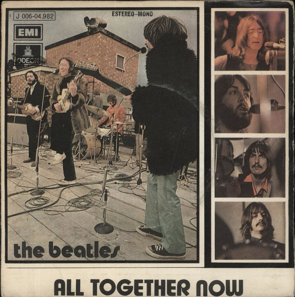 The Beatles All Together Now Spanish 7" vinyl single (7 inch record / 45) 1J006-04.982