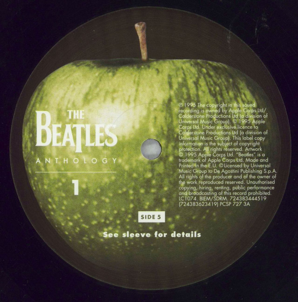The Beatles Anthology 1 - 180gm - 2017 UK 3-LP vinyl record set (Triple LP Album) BTL3LAN825530
