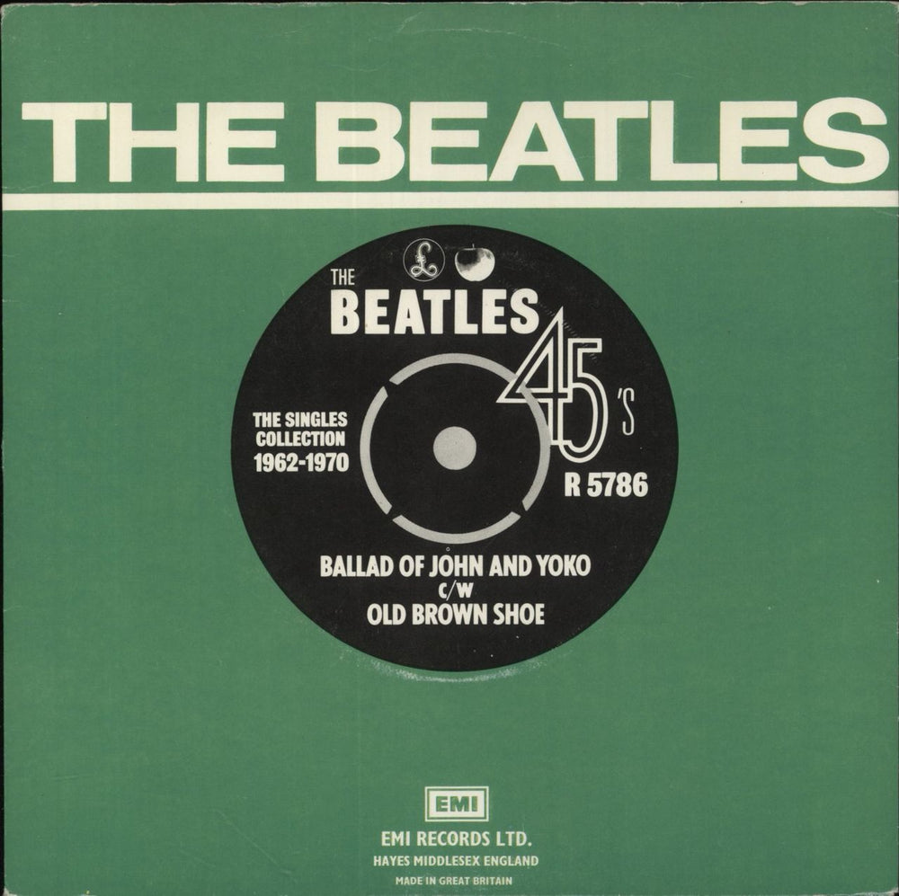 The Beatles Ballad Of John And Yoko - 1976 UK 7" vinyl single (7 inch record / 45) R5786