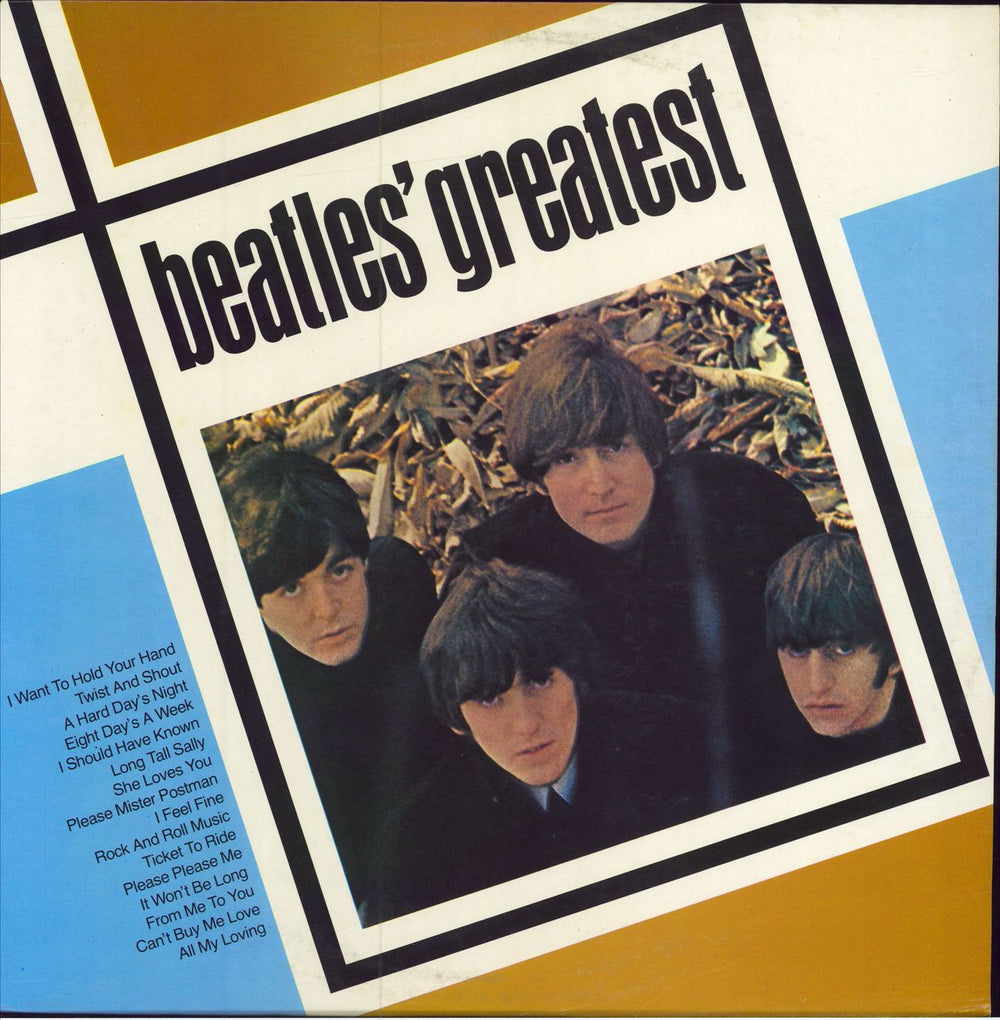 The Beatles Beatles' Greatest Swedish vinyl LP album (LP record) 7C038-04207