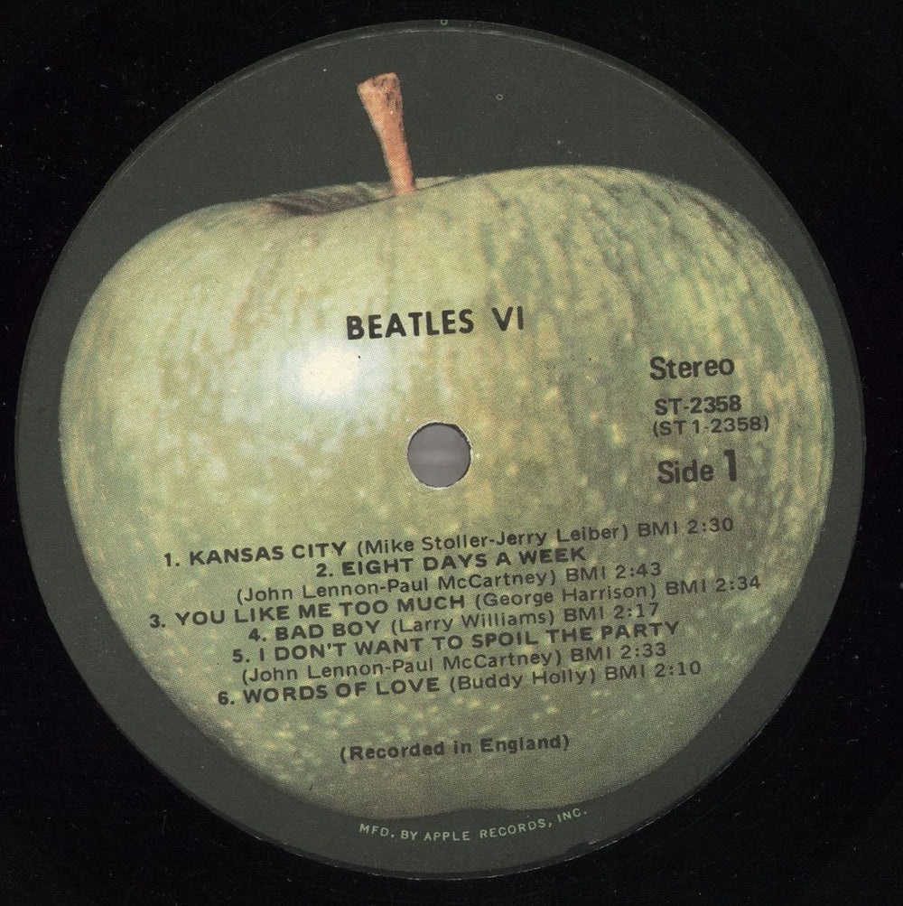 The Beatles Beatles VI - Mfd By Apple - RIAA - VG US vinyl LP album (LP record) BTLLPBE584246