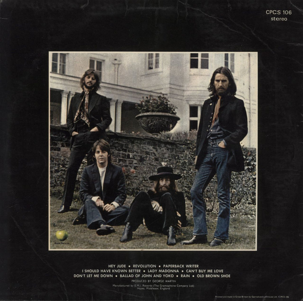 The Beatles Hey Jude - 2nd - Revolutions - VG UK vinyl LP album (LP record)