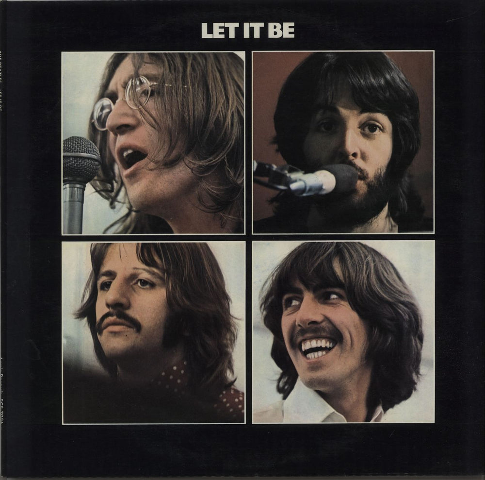 The Beatles Let It Be - 1st - EX UK vinyl LP album (LP record) PCS7096