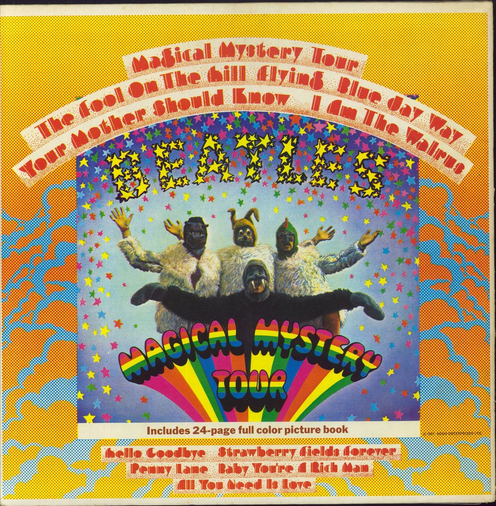 The Beatles Magical Mystery Tour - 1st EX US vinyl LP album (LP record) SMAL2835