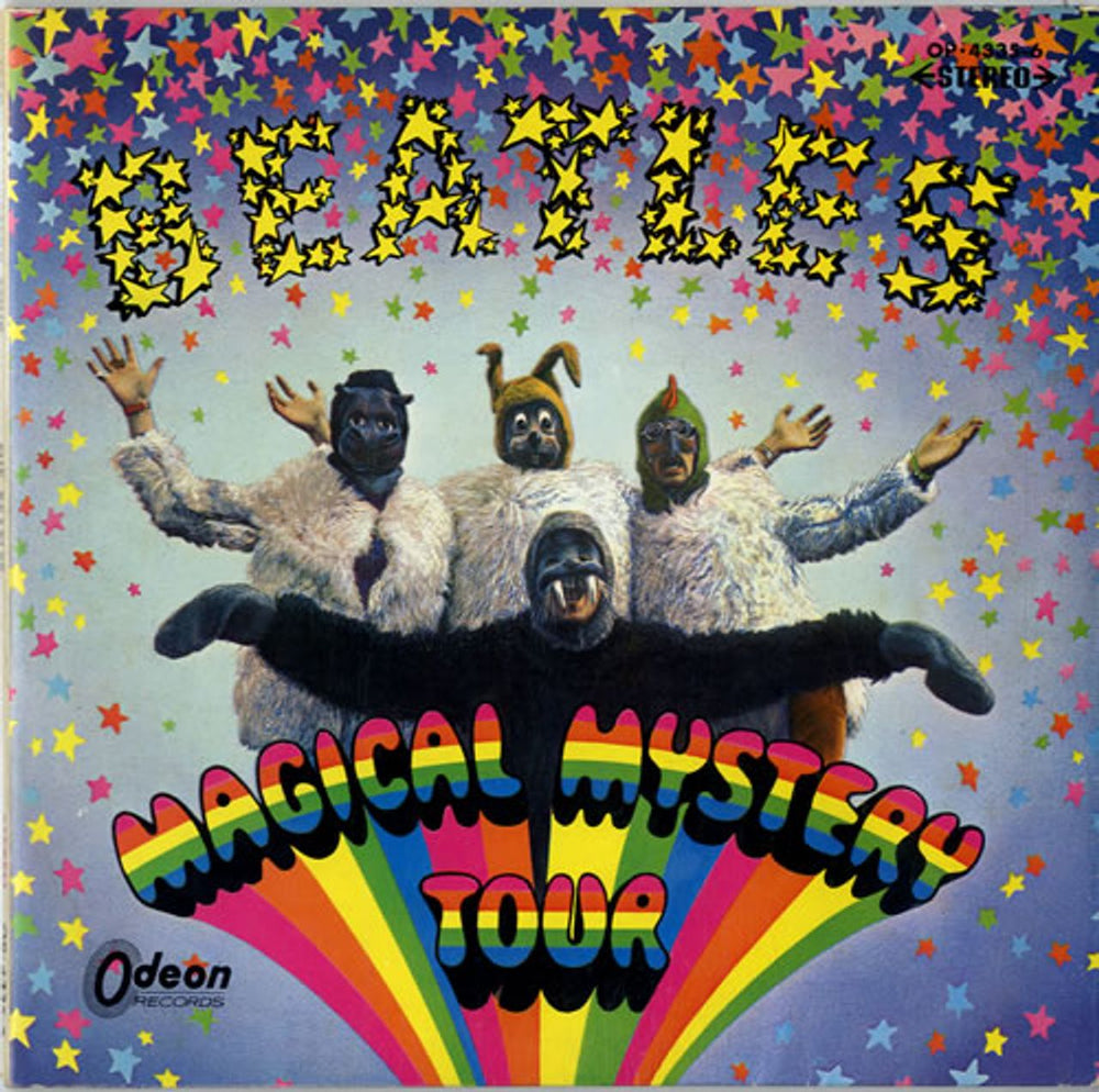 The Beatles Magical Mystery Tour - 1st Japanese 7" vinyl single (7 inch record / 45) OP-4335-6