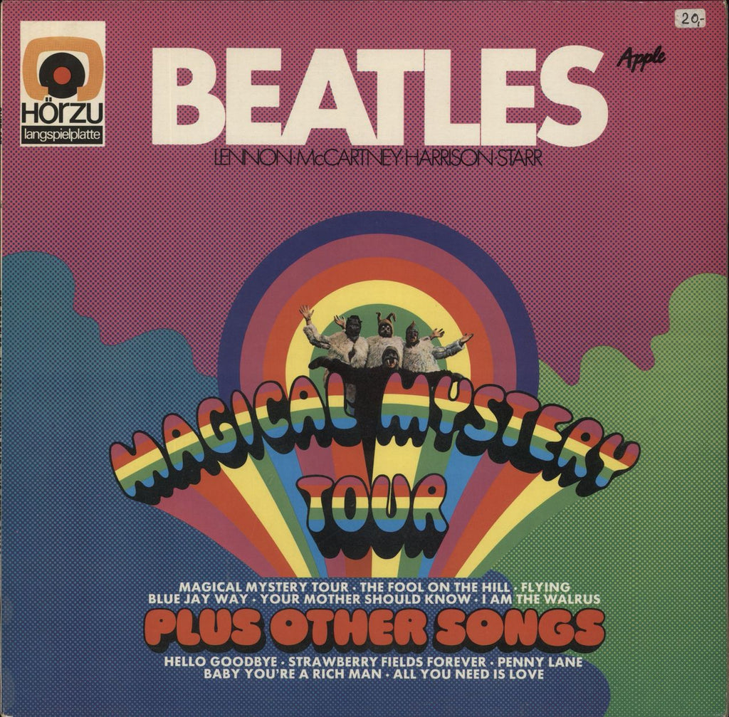 The Beatles Magical Mystery Tour - 2nd - EX German Vinyl LP — RareVinyl.com