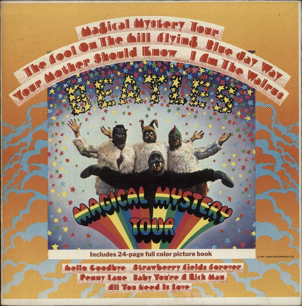 The Beatles Magical Mystery Tour - 3rd US vinyl LP album (LP record) SMAL2835