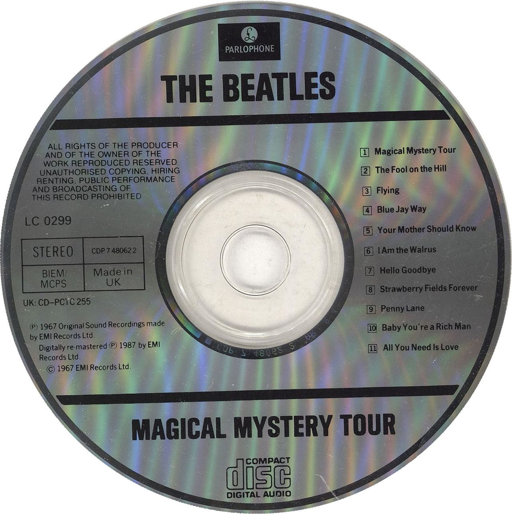 The Beatles Magical Mystery Tour UK CD album (CDLP) BTLCDMA747767