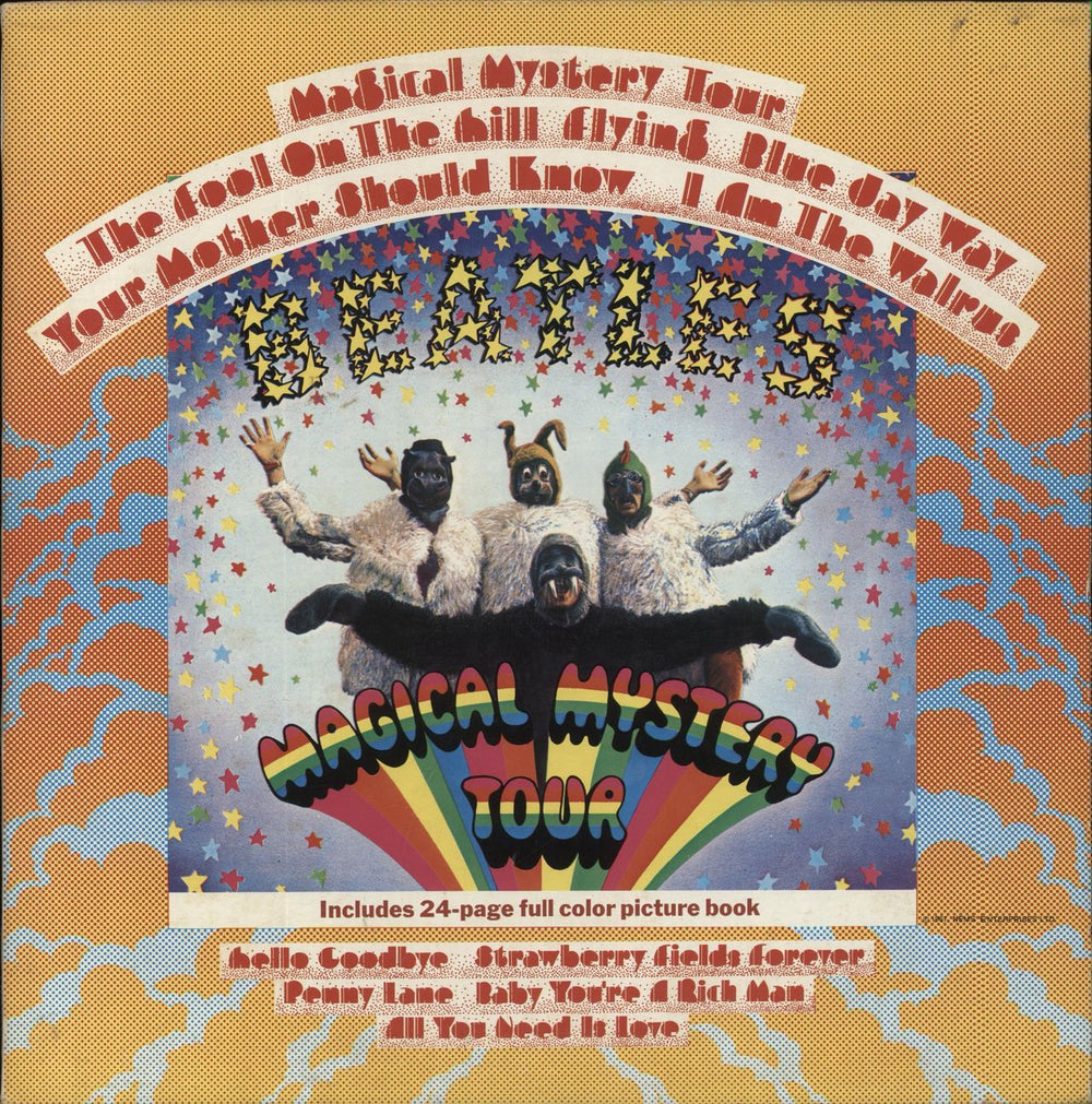 The Beatles Magical Mystery Tour - VG Italian vinyl LP album (LP record) 3C064-04449