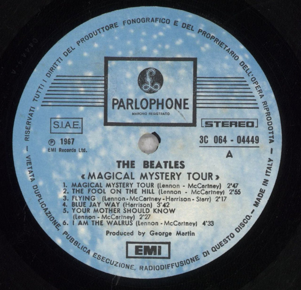 The Beatles Magical Mystery Tour - VG Italian vinyl LP album (LP record) BTLLPMA848197