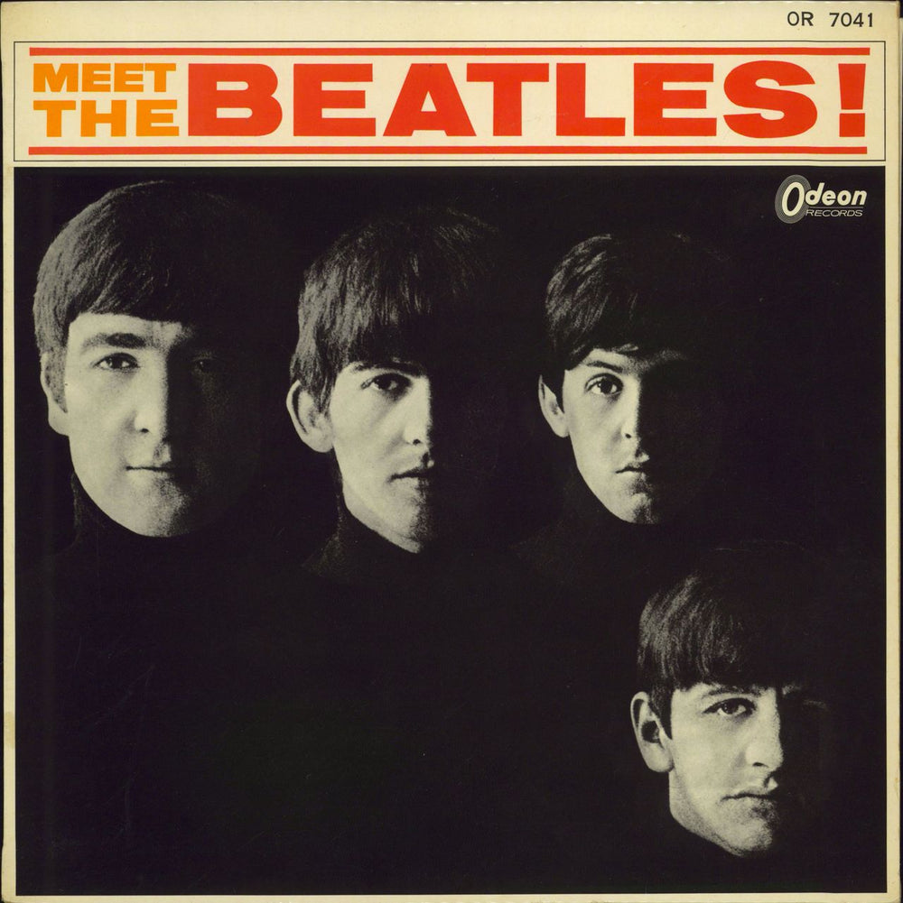 The Beatles Meet The Beatles - 1st - Red Vinyl 'Long Playing' Japanese vinyl LP album (LP record) OR7041