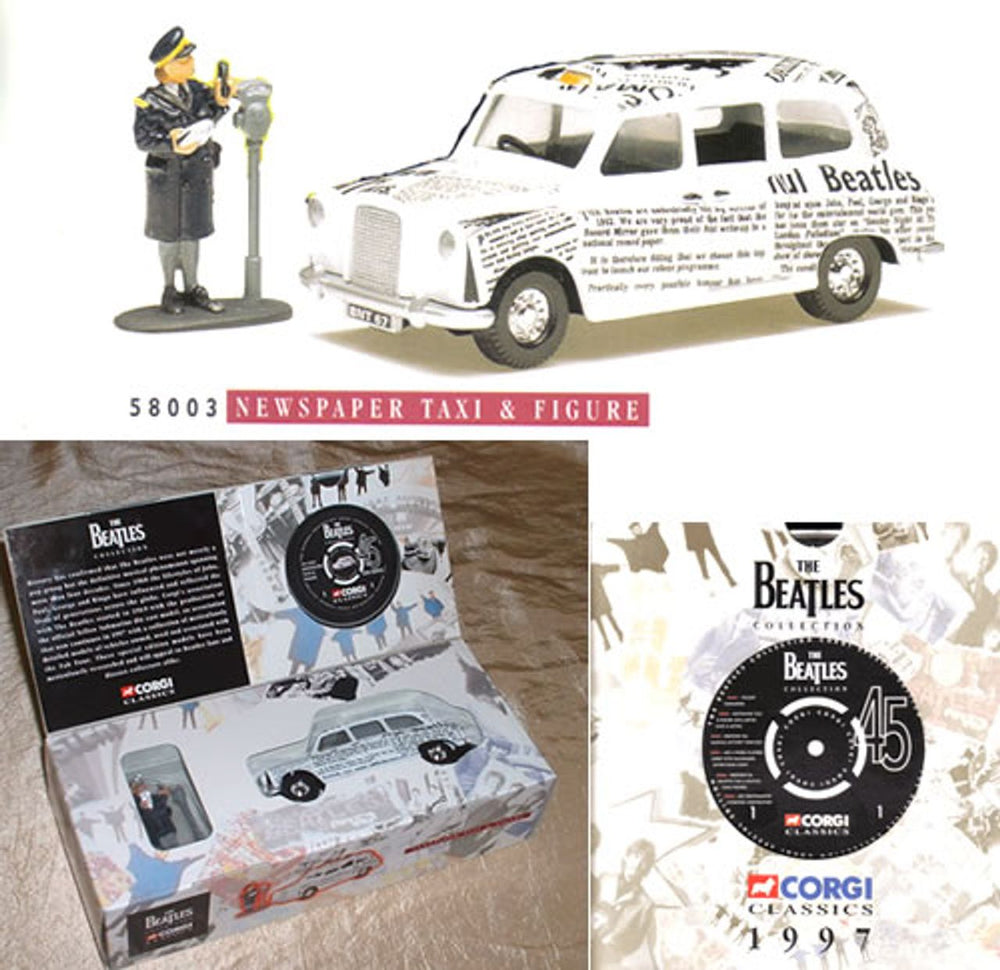 The Beatles Newspaper Taxi & Figure UK memorabilia 58003