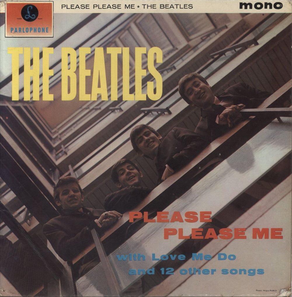 The Beatles Please Please Me - 2nd - Good UK vinyl LP album (LP record) PMC1202