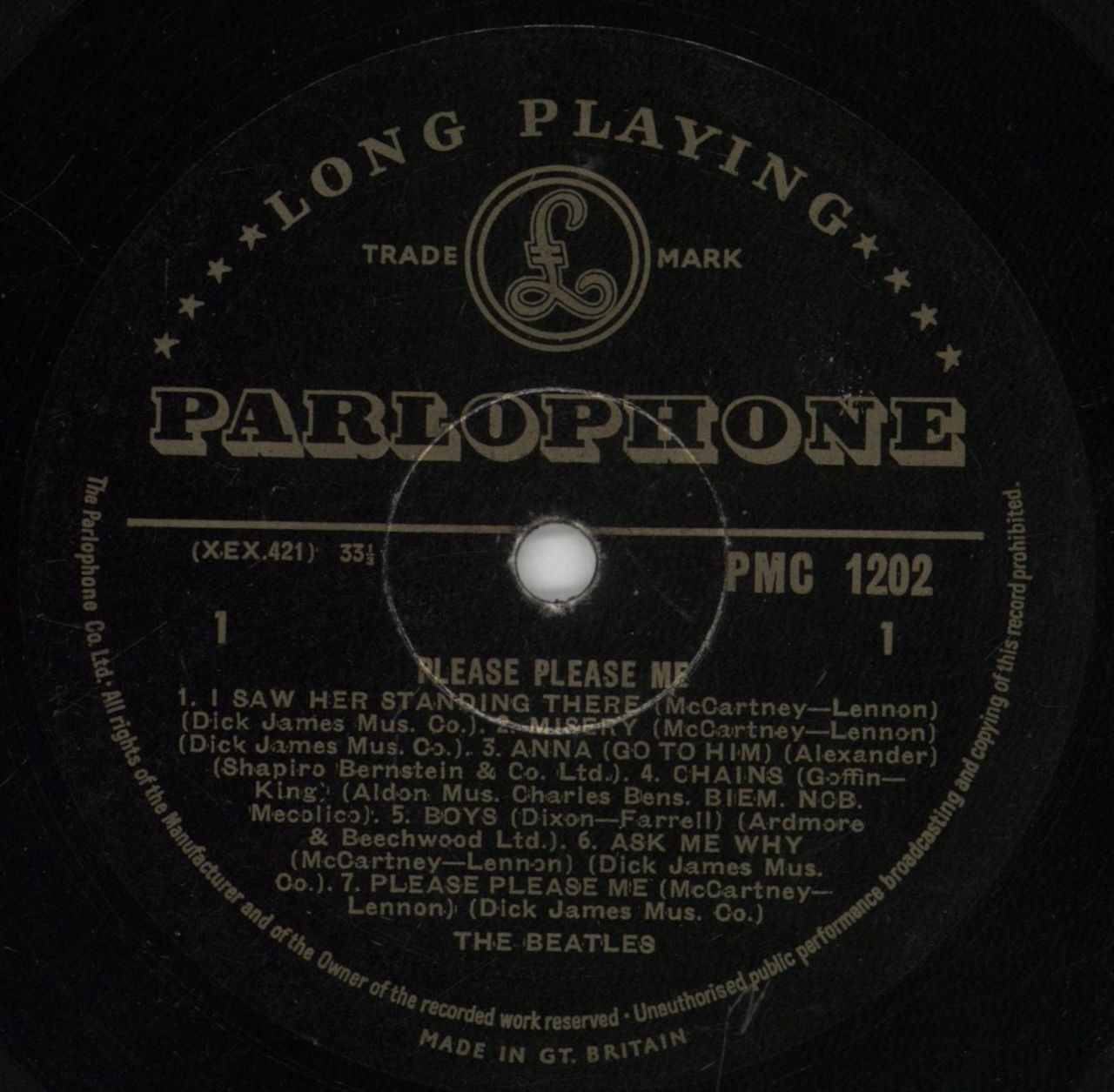 The Beatles Please Please Me - 2nd - VG UK Vinyl LP — RareVinyl.com The Beatles Please Please Me - 2nd - VG UK Vinyl LP — RareVinyl.com