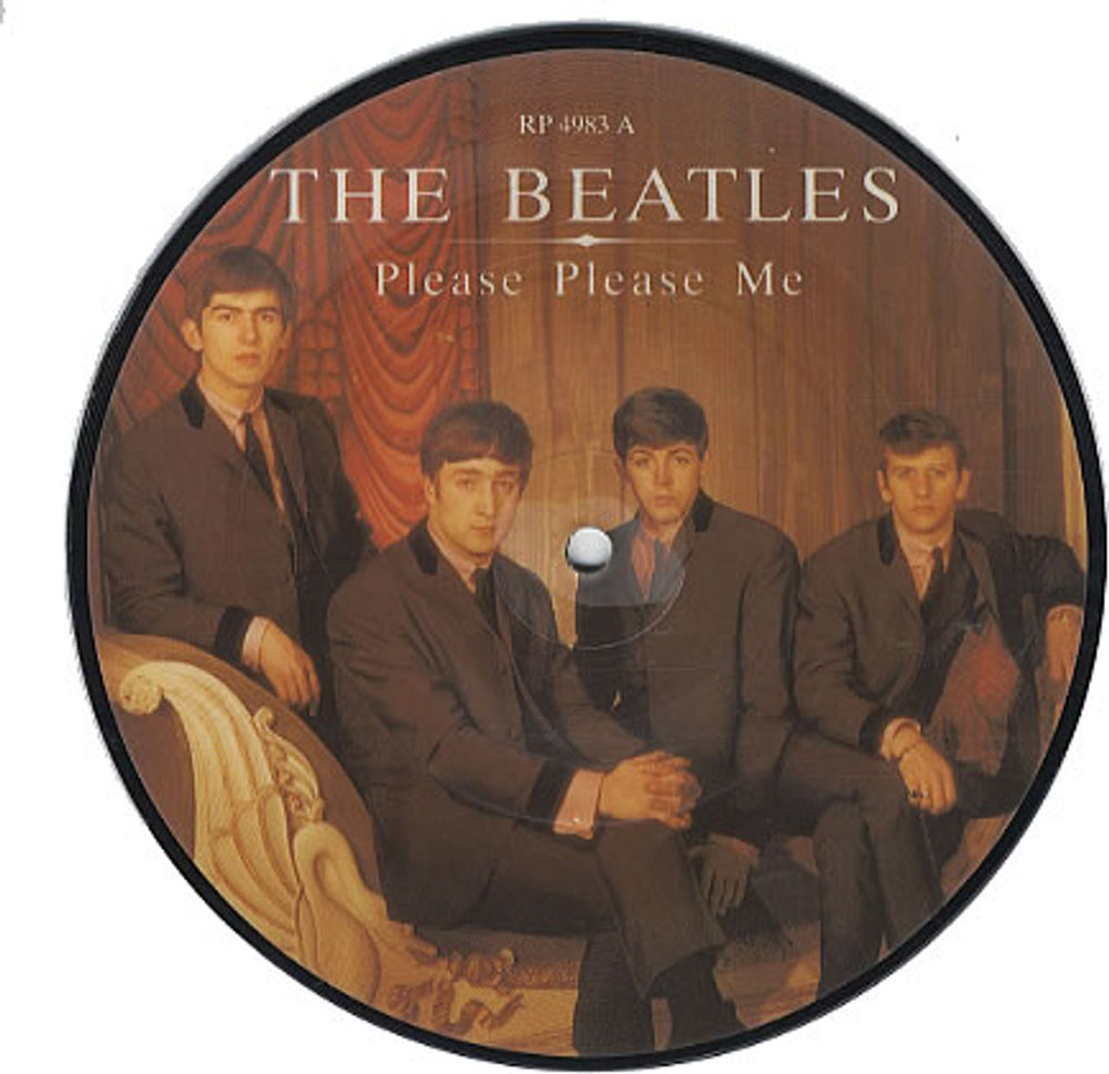 The Beatles Please Please Me UK 7" vinyl picture disc (7 inch picture disc single) RP4983