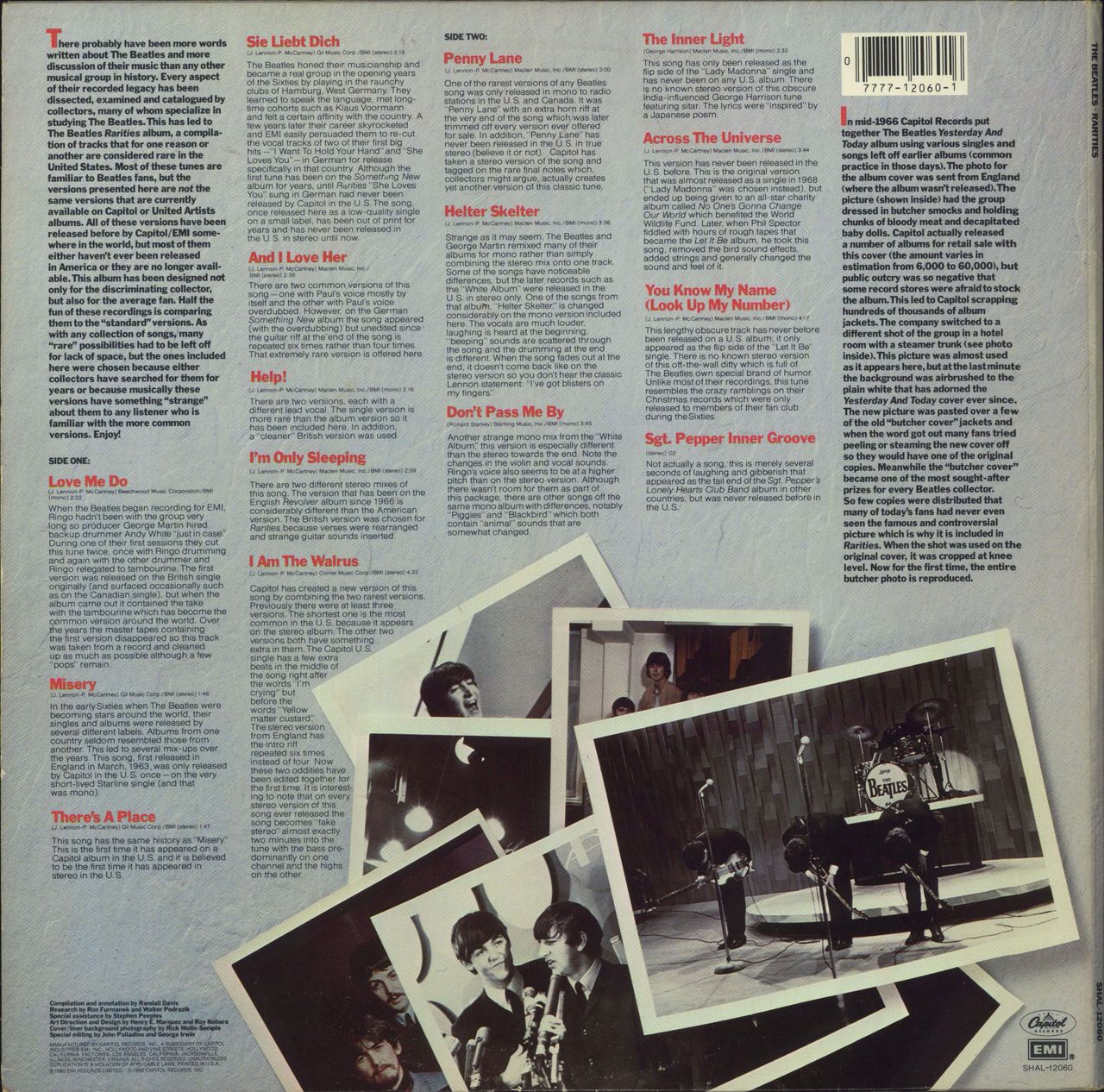 BEATLES /ビートルズ/ RARITIES / レアリティーズ　南アフリカ盤　ブラジル盤　LP 輸入盤2枚セット RARITIES⁄BEATLES⁄ビートルズ｜OLD ROCK｜ディスクユニオン