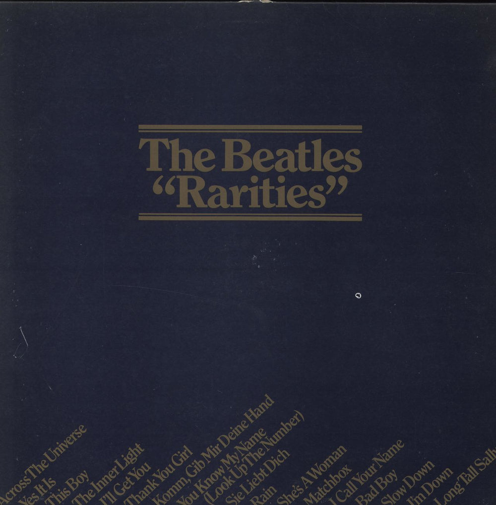 The Beatles Rarities - VG US vinyl LP album (LP record) SHAL-12060